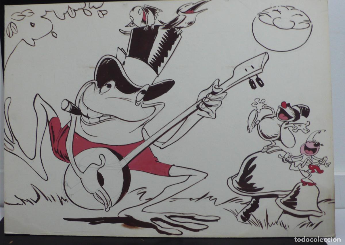 Arte: DIBUJO ORIGINAL A TINTA - Foto 1