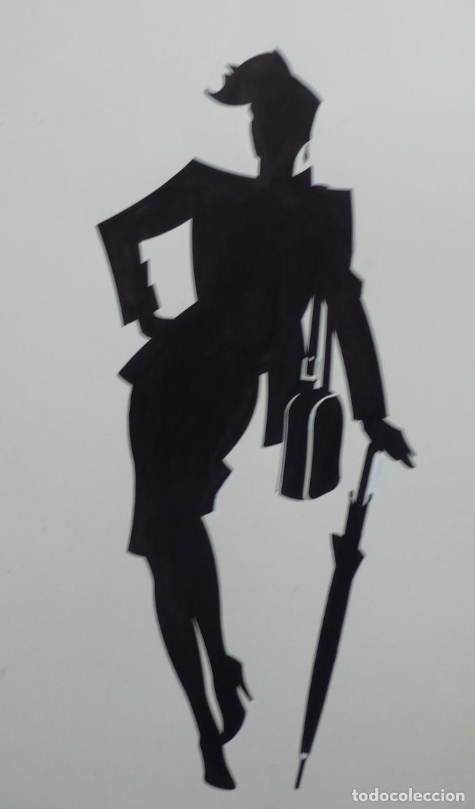Arte: DIBUJO DE SILUETA DE MUJER - Foto 2