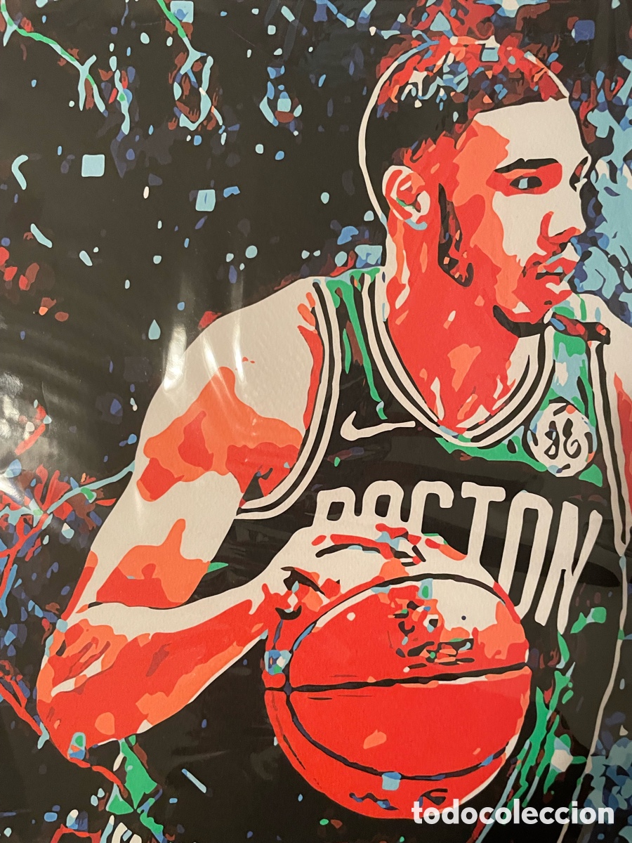 Art: Stampa gicl&eacute;e Boston Celtics &ndash;Jayson Tatum