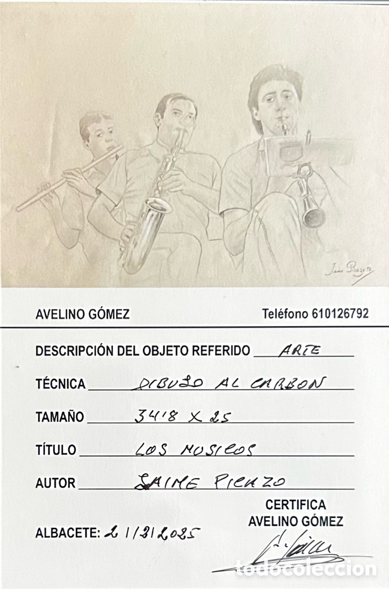 Arte: &ldquo; LOS M&Uacute;SICOS &ldquo; DE JAIME PICAZO - Foto 2