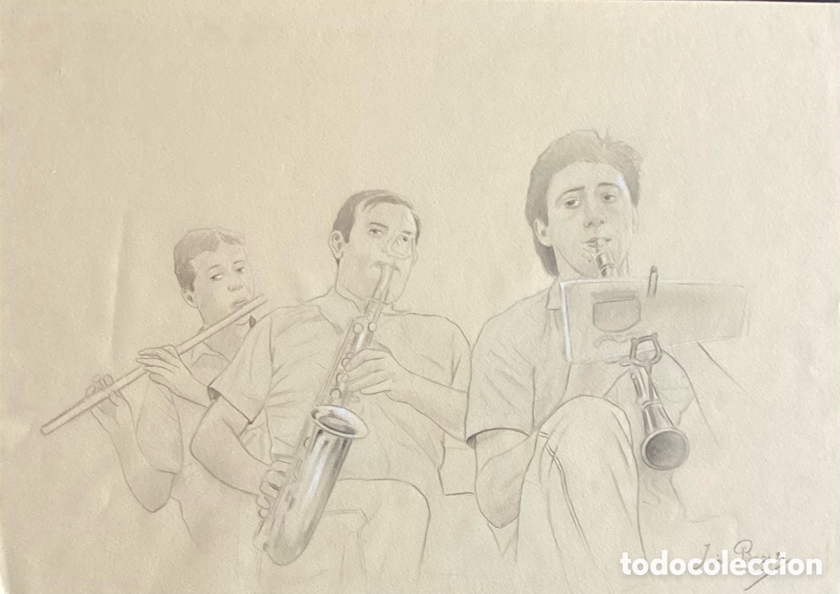 Arte: &ldquo; LOS M&Uacute;SICOS &ldquo; DE JAIME PICAZO - Foto 1