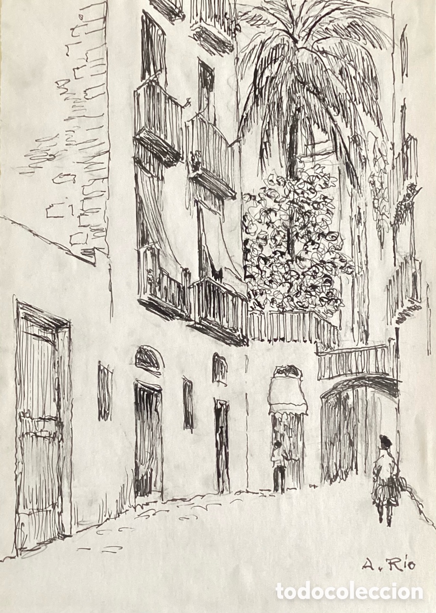Arte: &ldquo; C/ DE LA MERCED DE AGUSTIN R&Iacute;O . - Foto 1