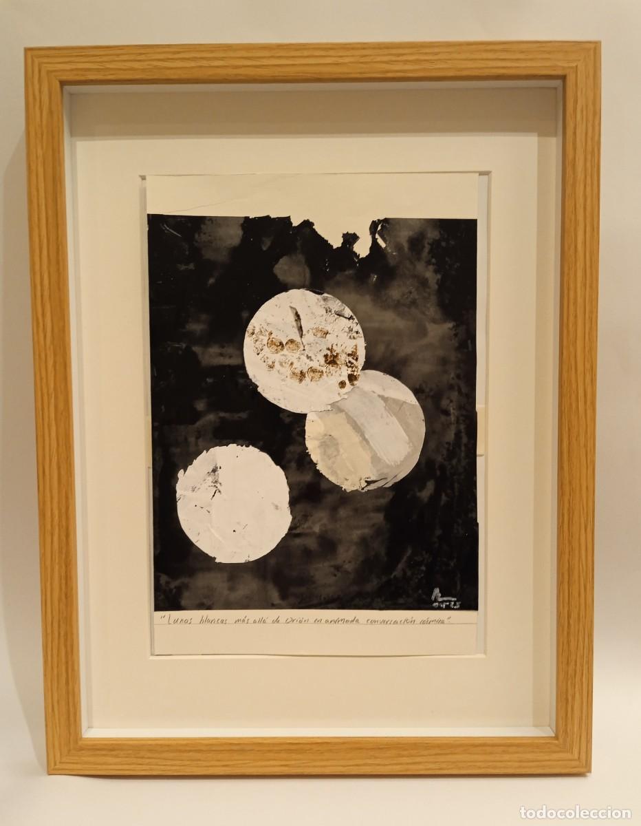 Art: &rdquo;Lunas blancas m&aacute;s all&aacute; de Ori&oacute;n en anmada conversaci&oacute;n c&oacute;smica&rdquo;