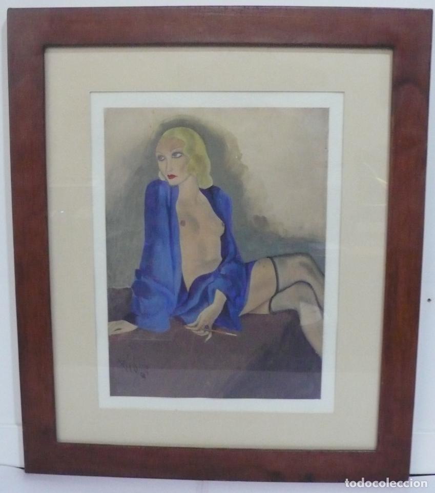 Arte: DIBUJO ORIGINAL ACUARELA - Foto 1