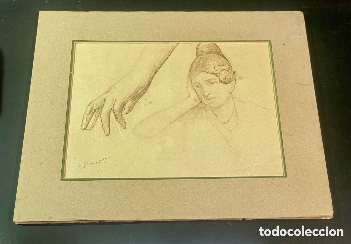 Arte: Dibujo de Mujer Valenciana - Foto 1