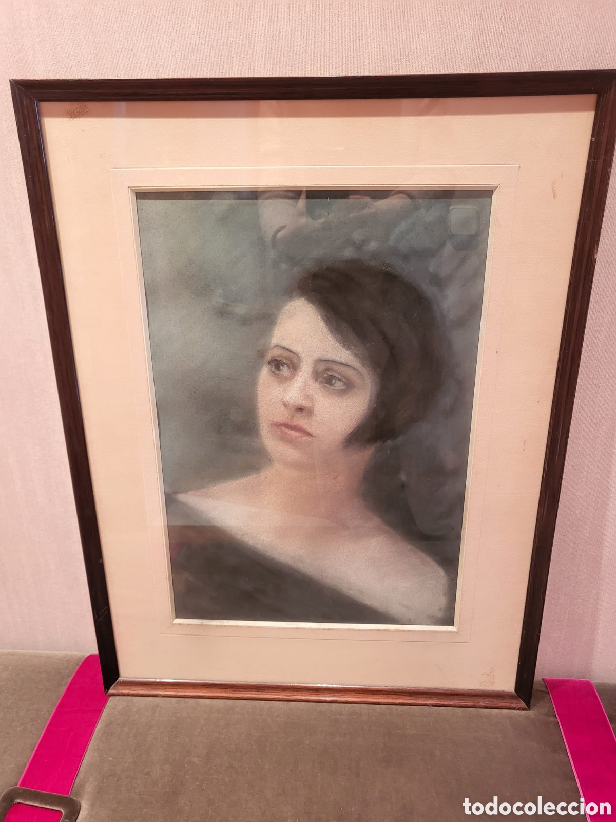 Arte: Cuadro franc&eacute;s a&ntilde;os 40 - Foto 1