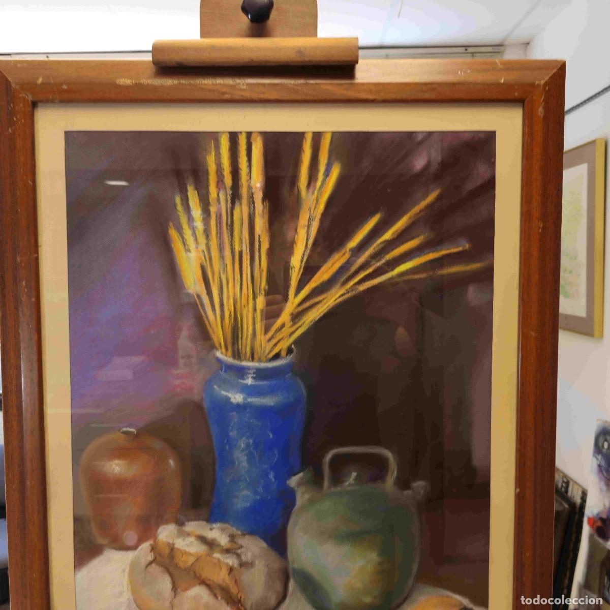 Arte: BODEGON CERAS SOBRE PAPEL H. GUTIERREZ - Foto 5