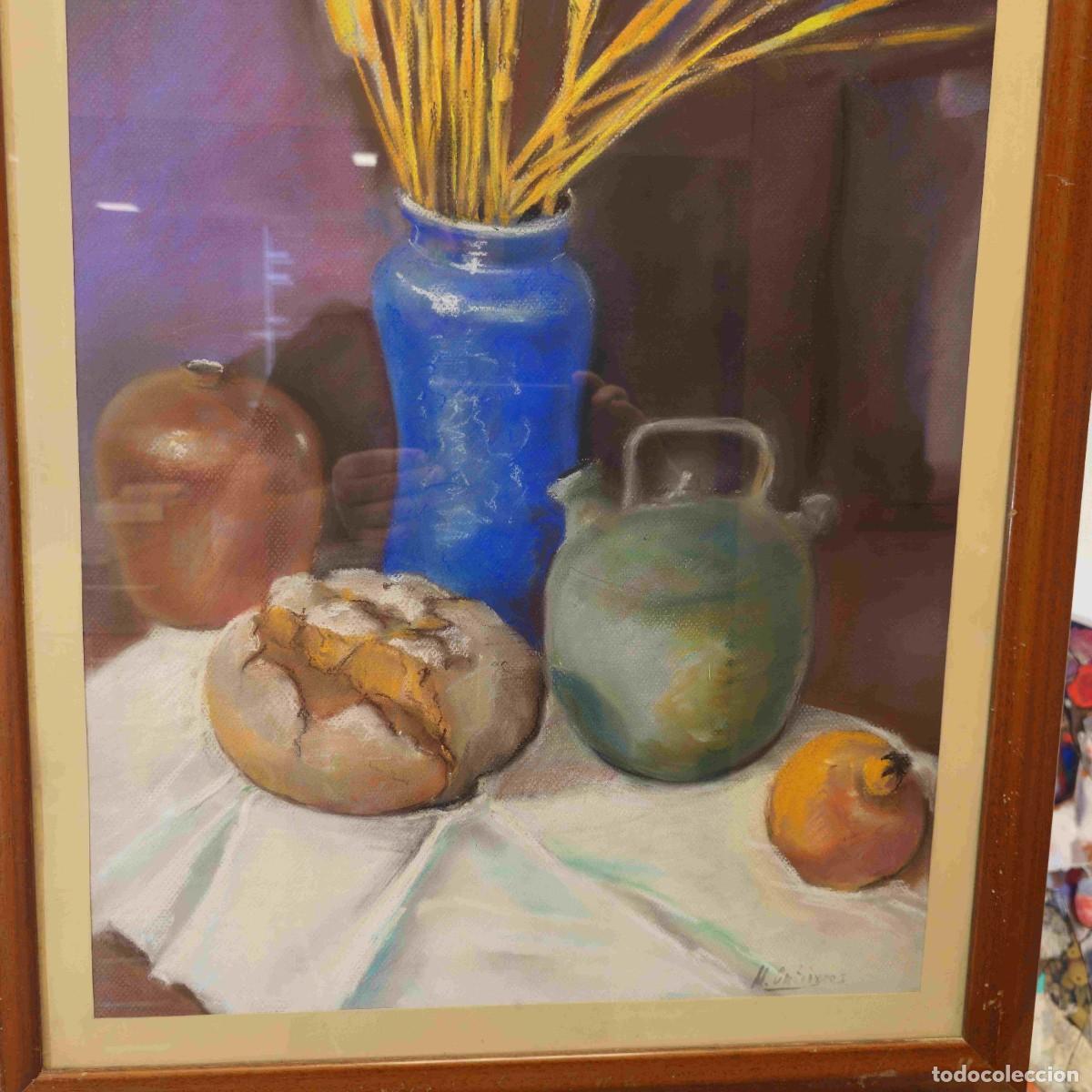 Arte: BODEGON CERAS SOBRE PAPEL H. GUTIERREZ - Foto 8