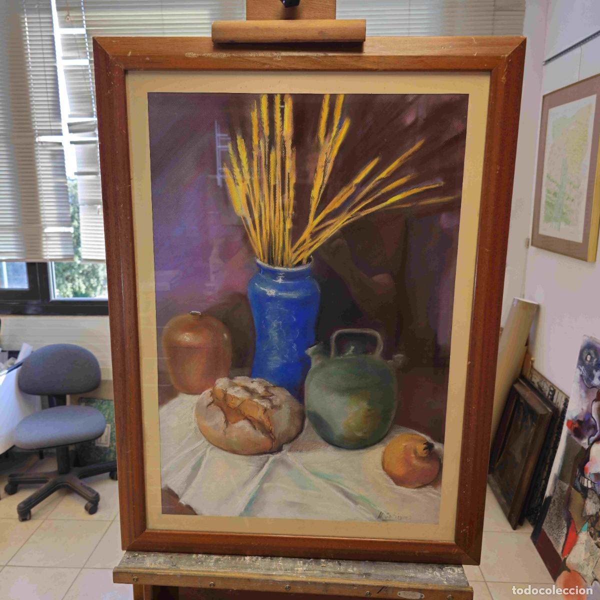Arte: BODEGON CERAS SOBRE PAPEL H. GUTIERREZ - Foto 9