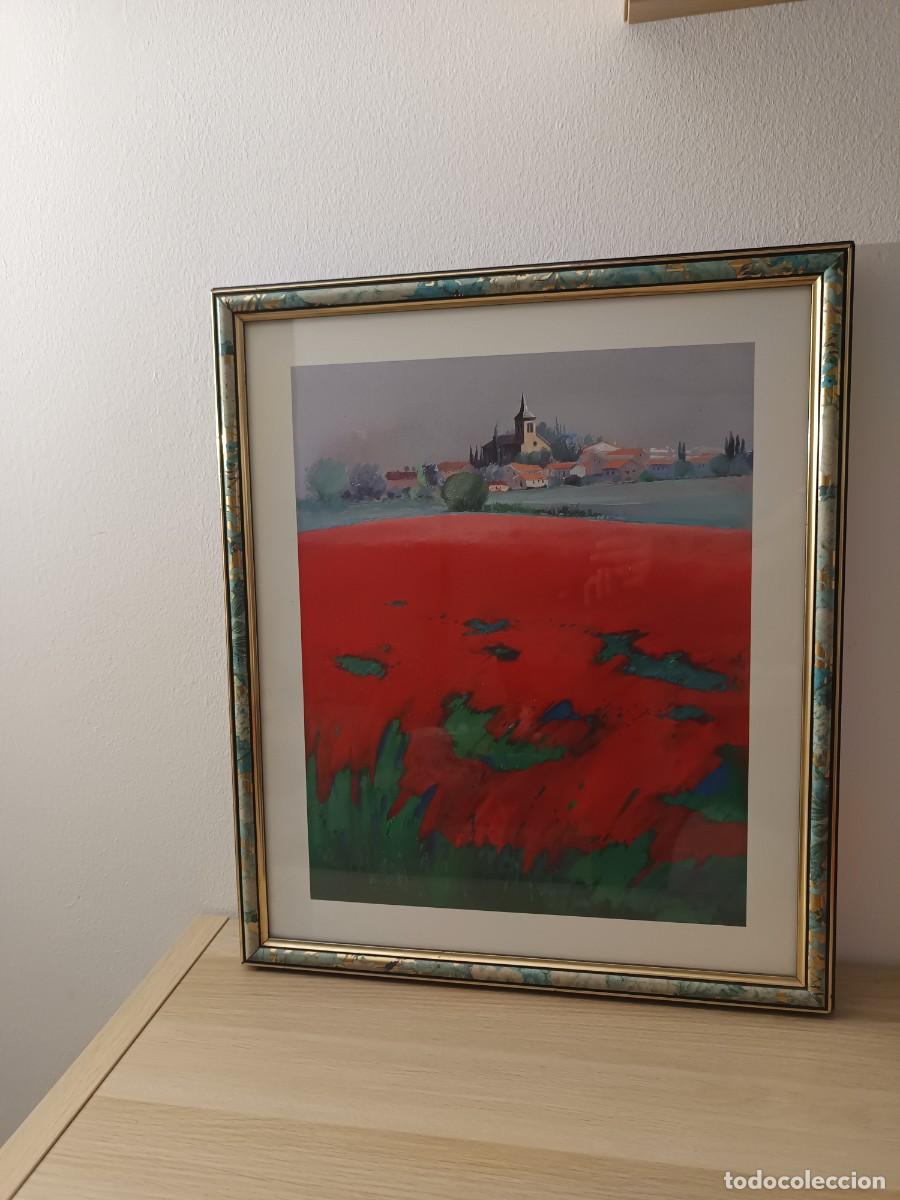 Arte: Cuadro paisaje amapolas - Foto 2