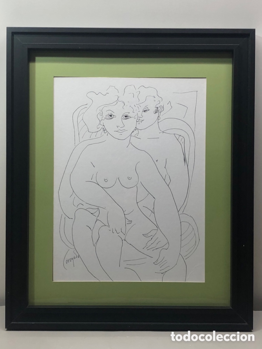 Arte: Dibujo original de Manuel Coronado ( &Aacute;guilas Murcia 1942 ) &bull; Desnudos I