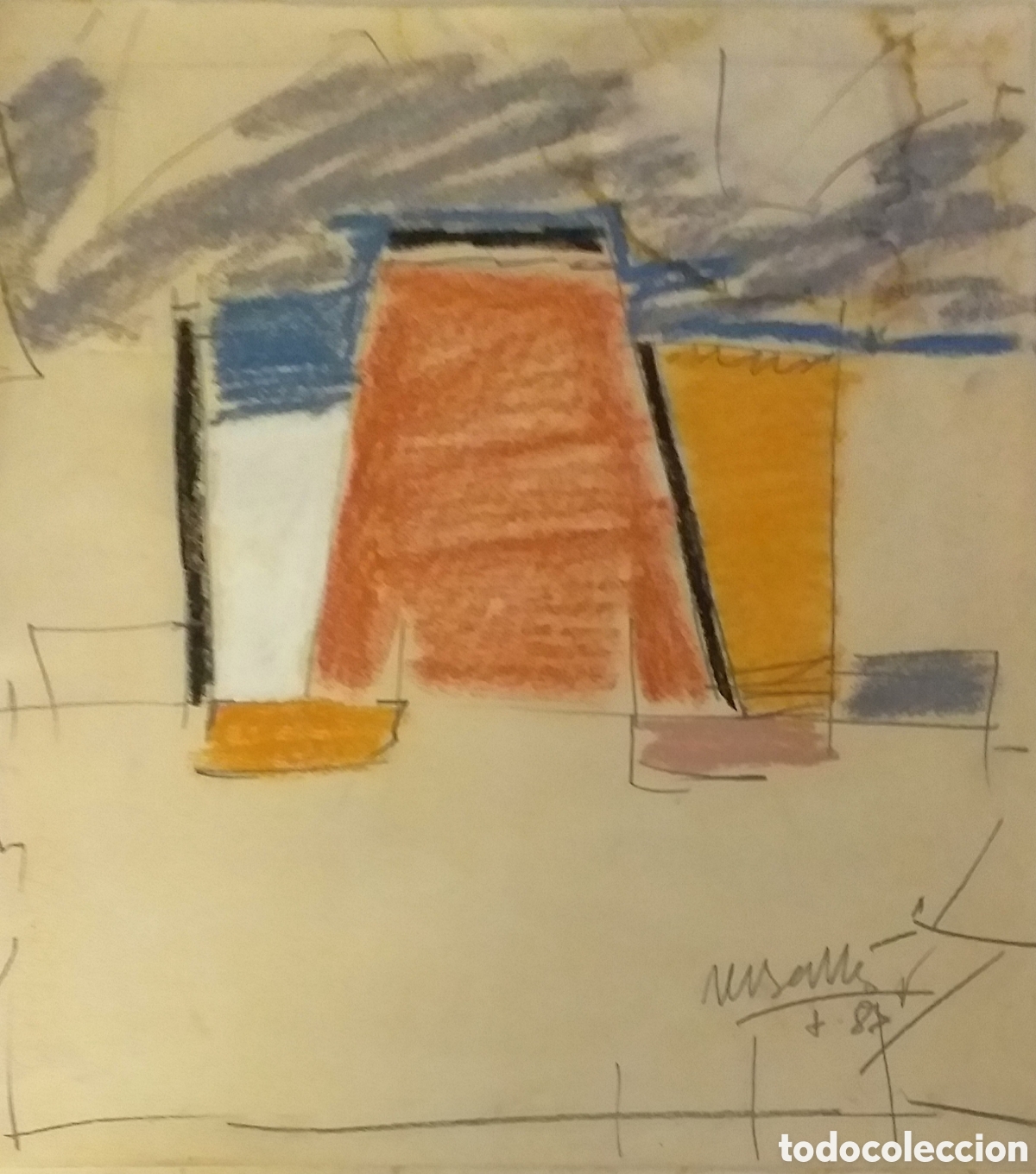 Arte: DIBUJO AL CARBON - 1983 - Foto 1
