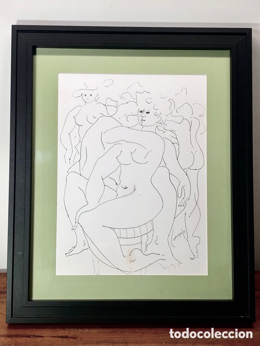 Arte: Dibujo original de Manuel Coronado ( &Aacute;guilas Murcia 1942 ) &bull; Desnudos II