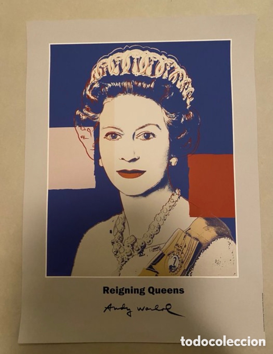 Arte: Warhol Queen Elisabeth - Foto 1