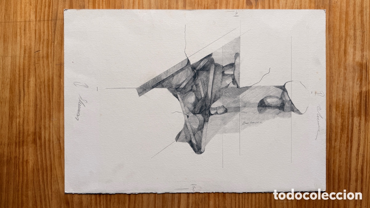 Arte: Abel Cuerda &ldquo;Sin titulo&rdquo;, sin fechar. - Foto 1