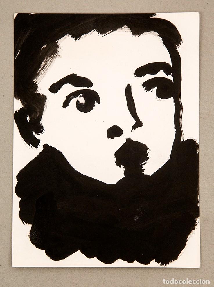 Arte: Mim Junc&agrave; - Tinta sobre papel - C. 1985 - Foto 1