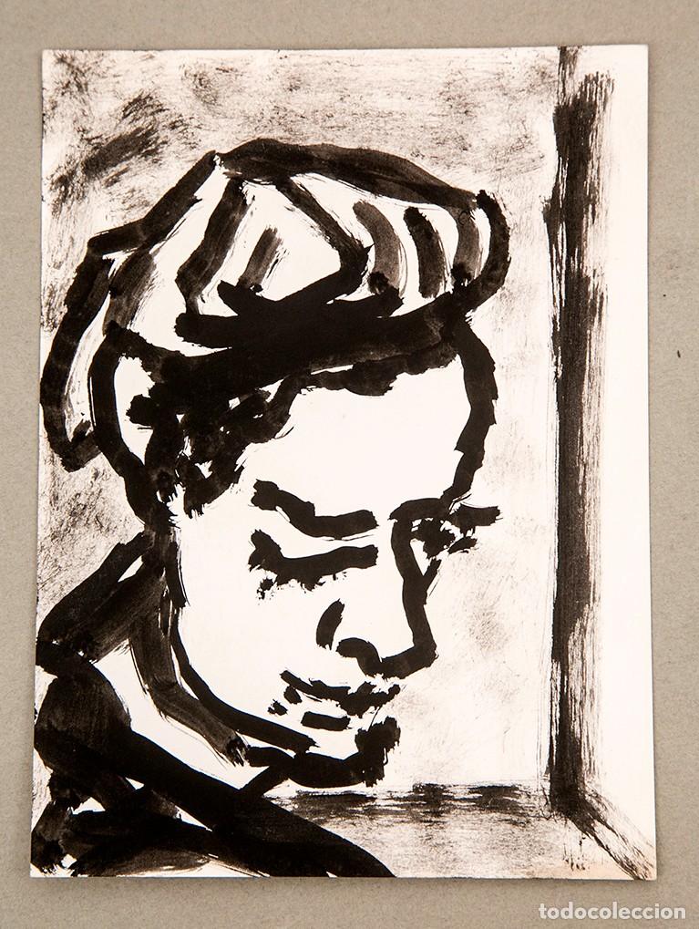 Arte: Mim Junc&agrave; - Tinta sobre papel - C. 1985 - Foto 1