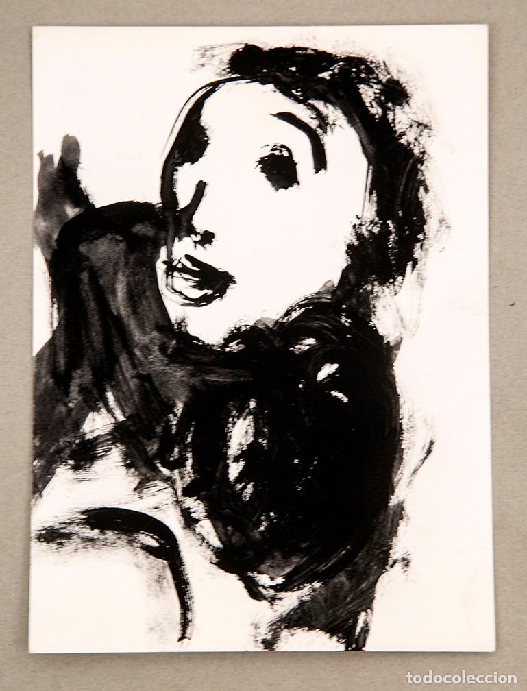 Arte: Mim Junc&agrave; - Tinta sobre papel - C. 1985 - Foto 1