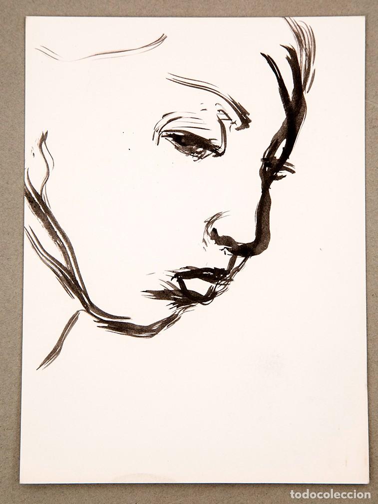 Arte: Mim Junc&agrave; - Tinta sobre papel - C. 1985 - Foto 1