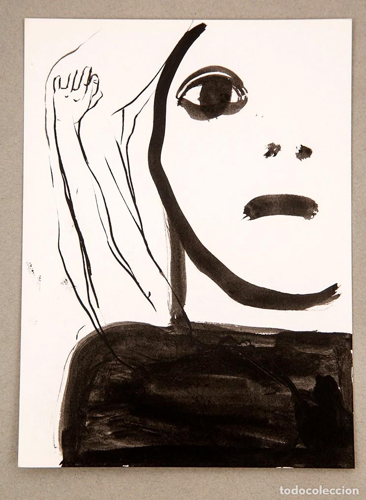 Arte: Mim Junc&agrave; - Tinta sobre papel - C. 1985 - Foto 1