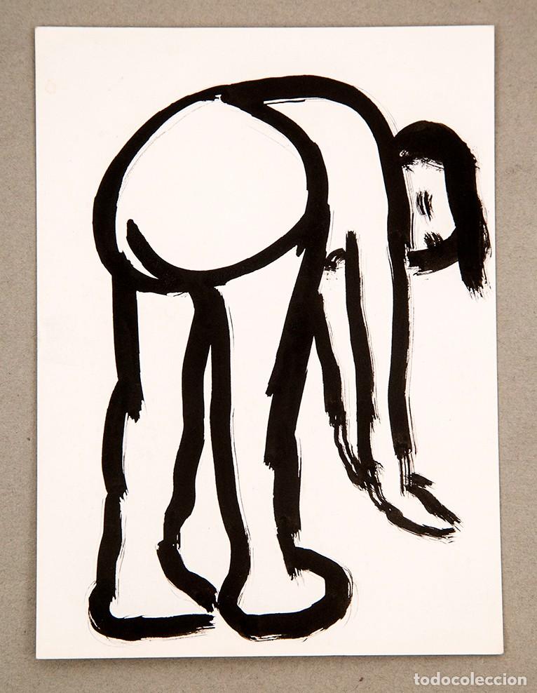 Arte: Mim Junc&agrave; - Tinta sobre papel - C. 1985 - Foto 1