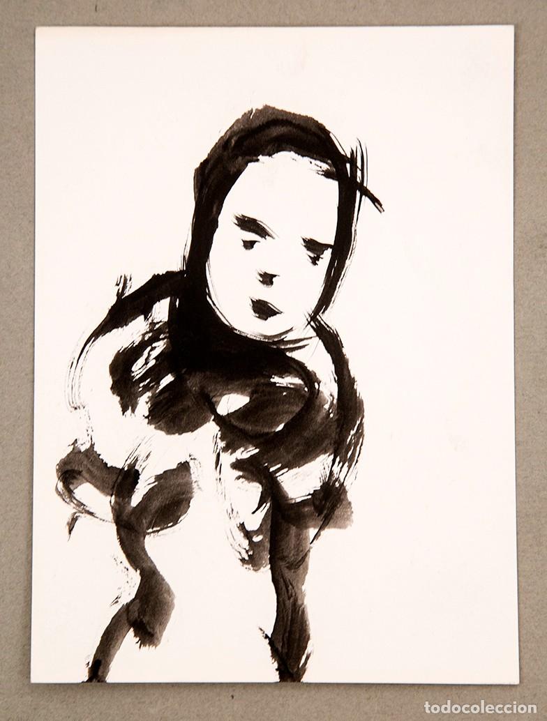 Arte: Mim Junc&agrave; - Tinta sobre papel - C. 1985 - Foto 1