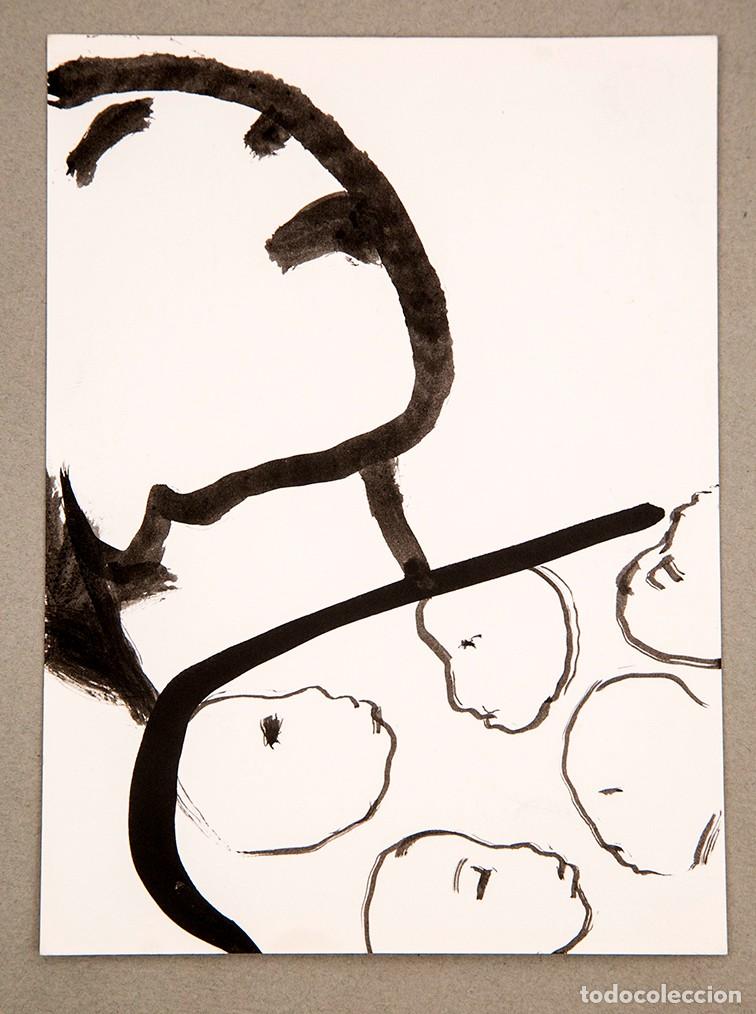Arte: Mim Junc&agrave; - Tinta sobre papel - C. 1985 - Foto 1