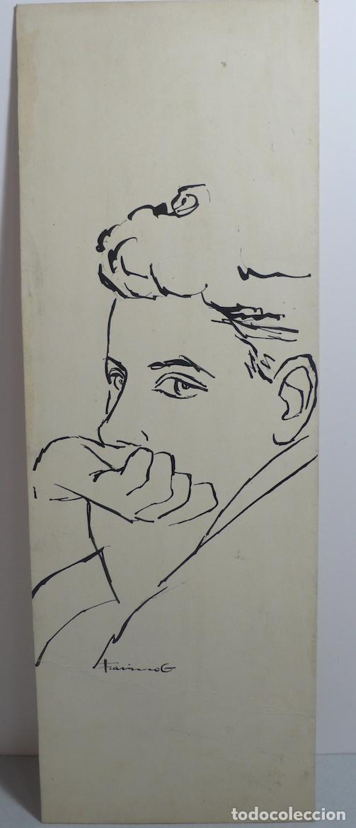 Arte: DIBUJO ORIGINAL A TINTA - Foto 1