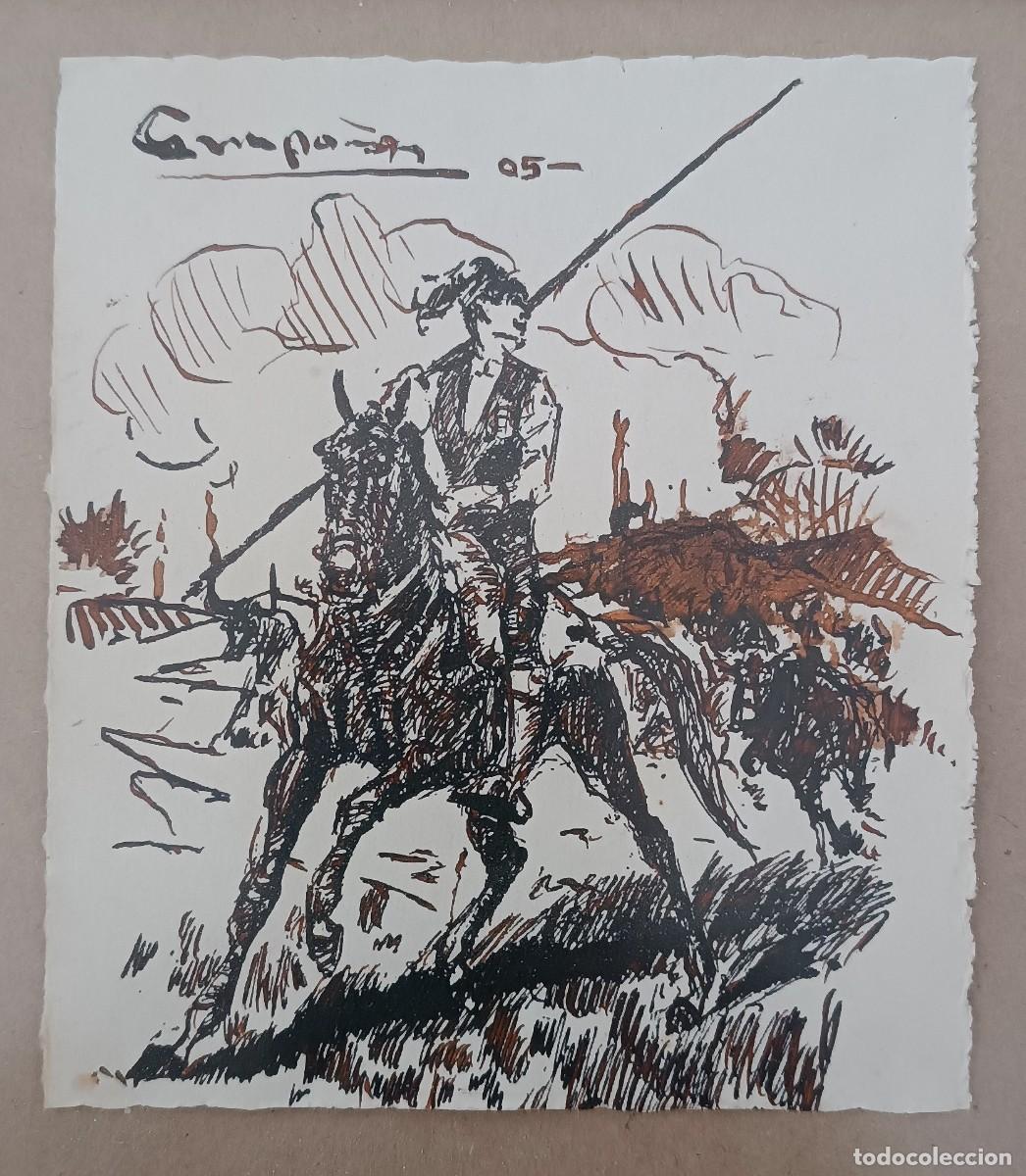 Arte: DIBUJO ORIGINAL A TINTA - Foto 2