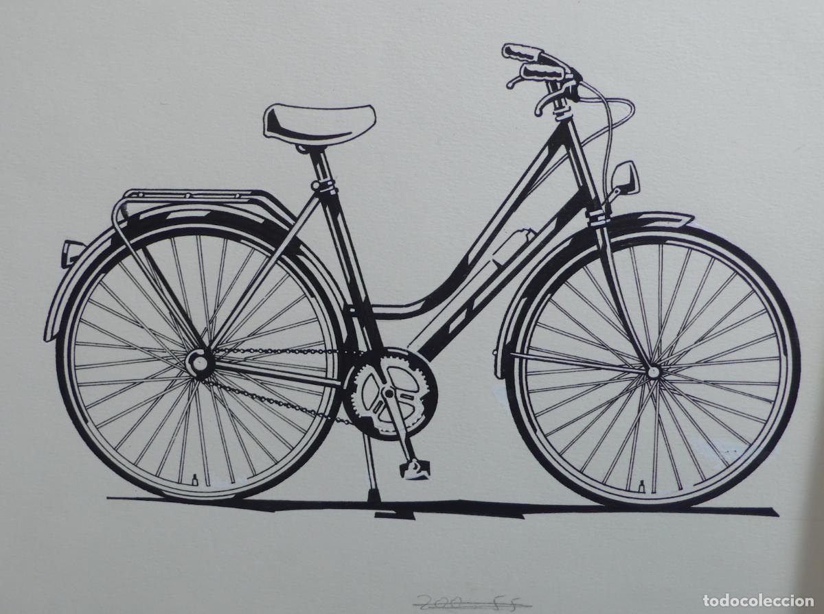 Arte: DOS DIBUJOS DE BICICLETAS - Foto 2