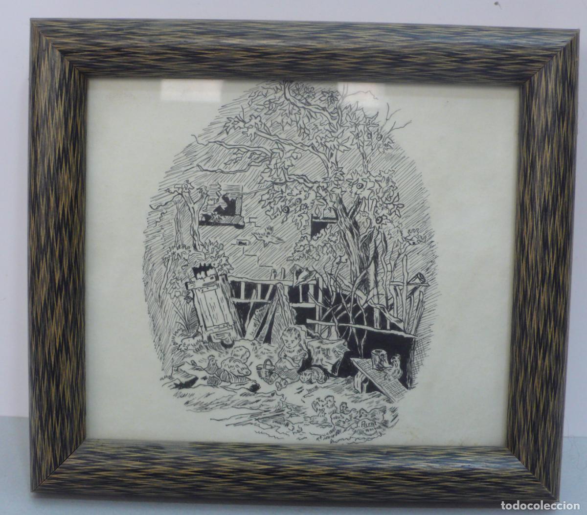 Arte: DIBUJO ORIGINAL A TINTA - Foto 1