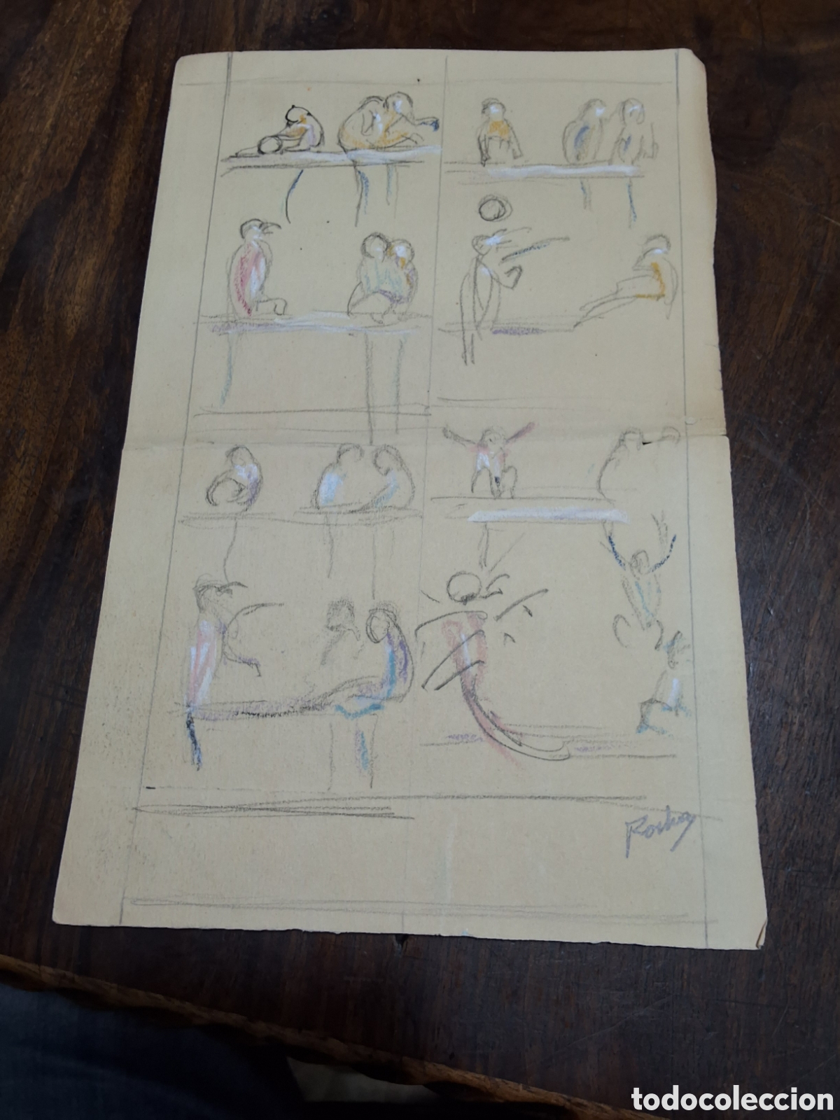Arte: Luis Eduardo de la Rocha. Apuntes. - Foto 1