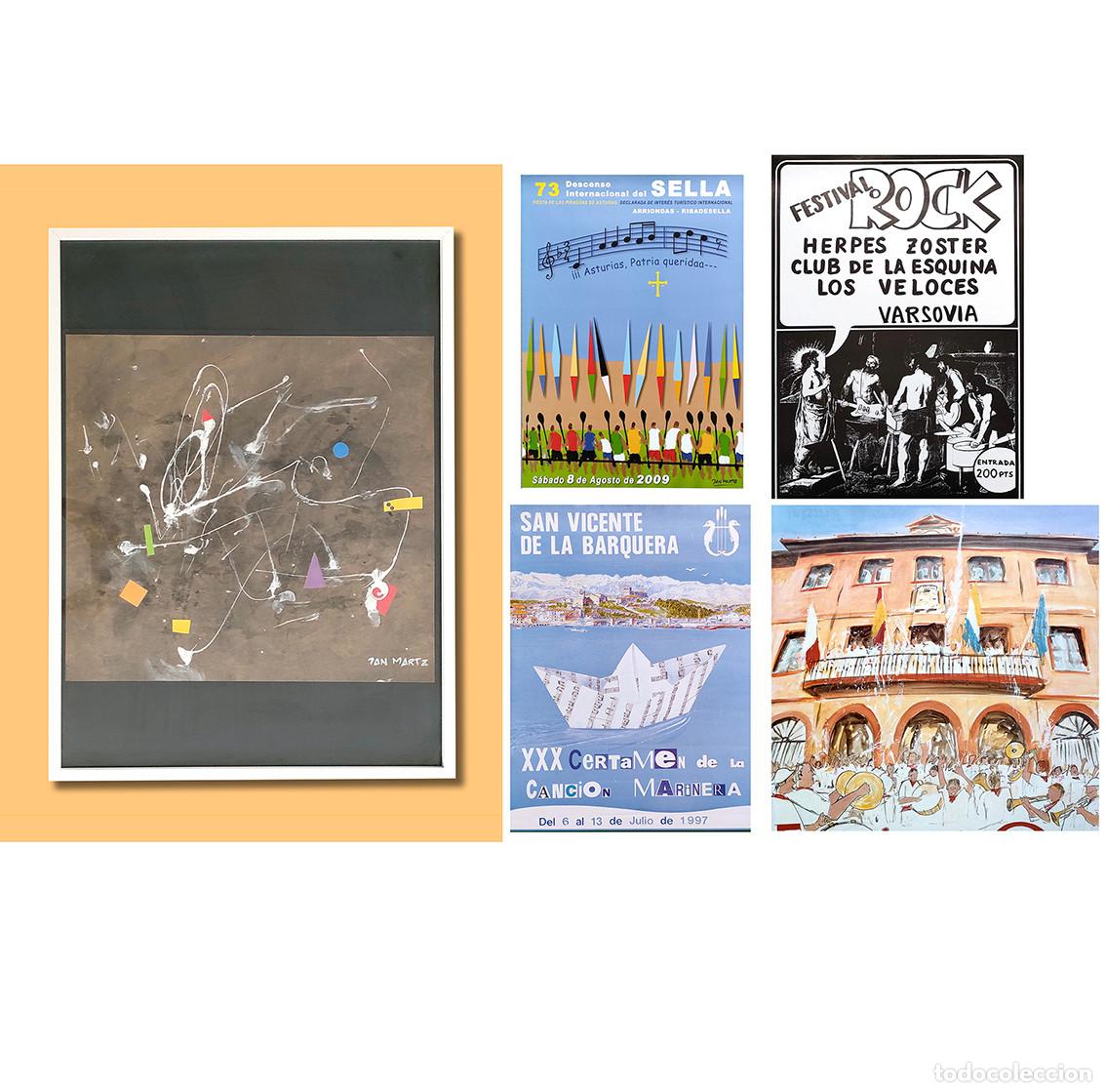 Arte: MUSICA. Night party music. 50 x 70. Y 14 CARTELES. 7AN MARTZ