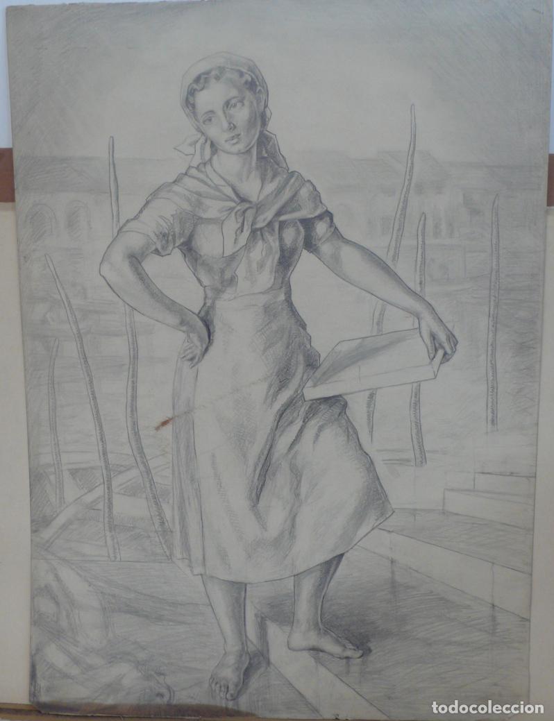 Arte: DIBUJO ORIGINAL A LAPICERO - Foto 1