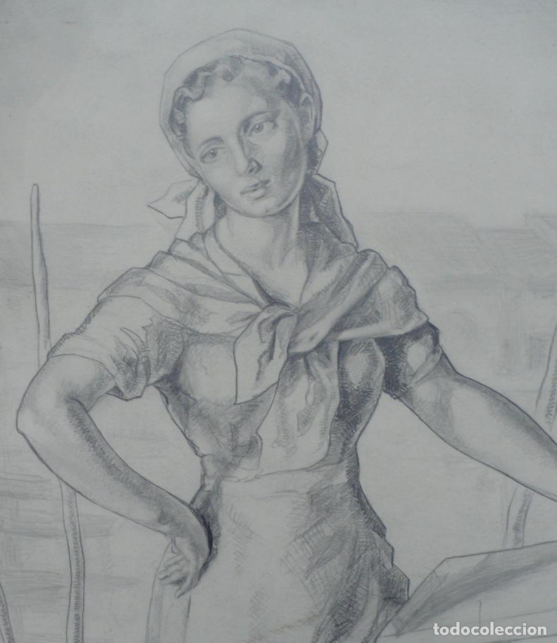 Arte: DIBUJO ORIGINAL A LAPICERO - Foto 2