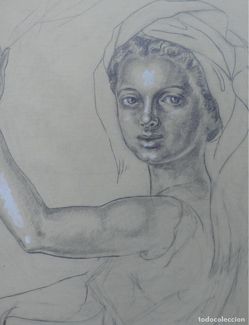Arte: DIBUJO ORIGINAL A LAPICERO - Foto 2