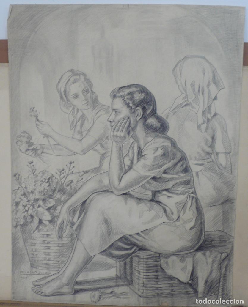 Arte: DIBUJO ORIGINAL A LAPICERO - Foto 1