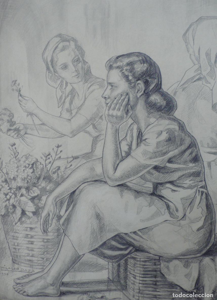 Arte: DIBUJO ORIGINAL A LAPICERO - Foto 2