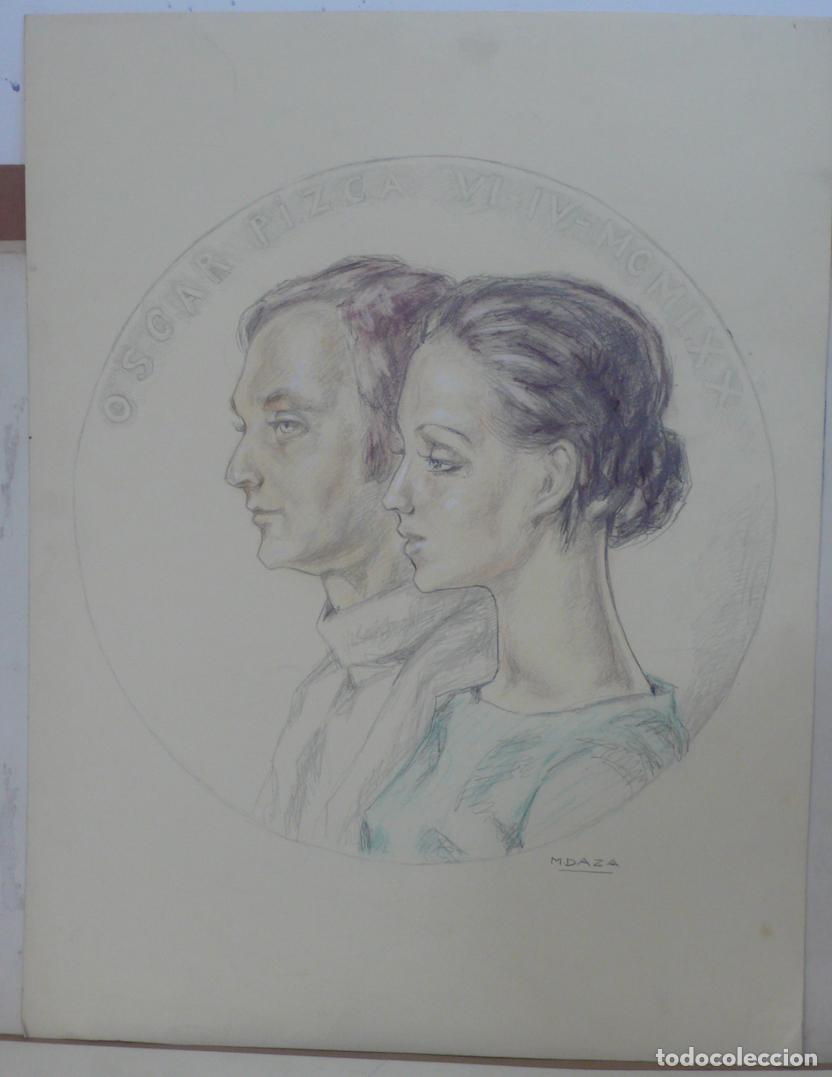 Arte: DIBUJO ORIGINAL A LAPICERO - Foto 1
