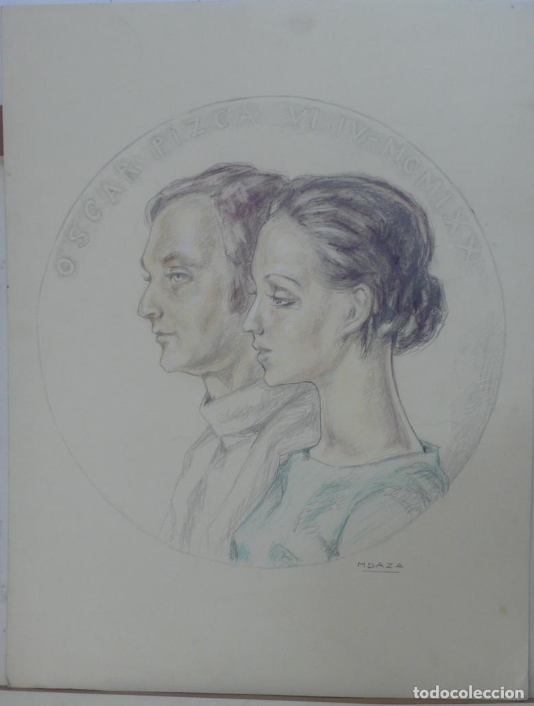 Arte: DIBUJO ORIGINAL A LAPICERO - Foto 2
