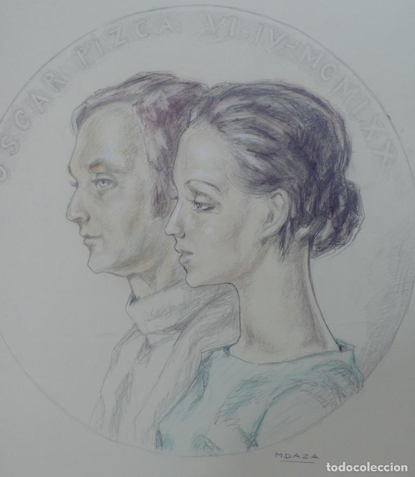 Arte: DIBUJO ORIGINAL A LAPICERO - Foto 3