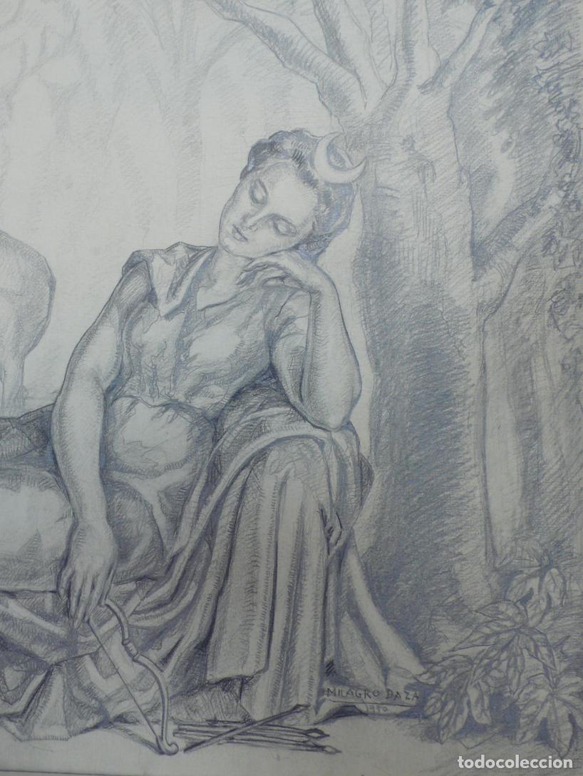 Arte: 2 DIBUJO ORIGINAL A LAPICERO - Foto 7