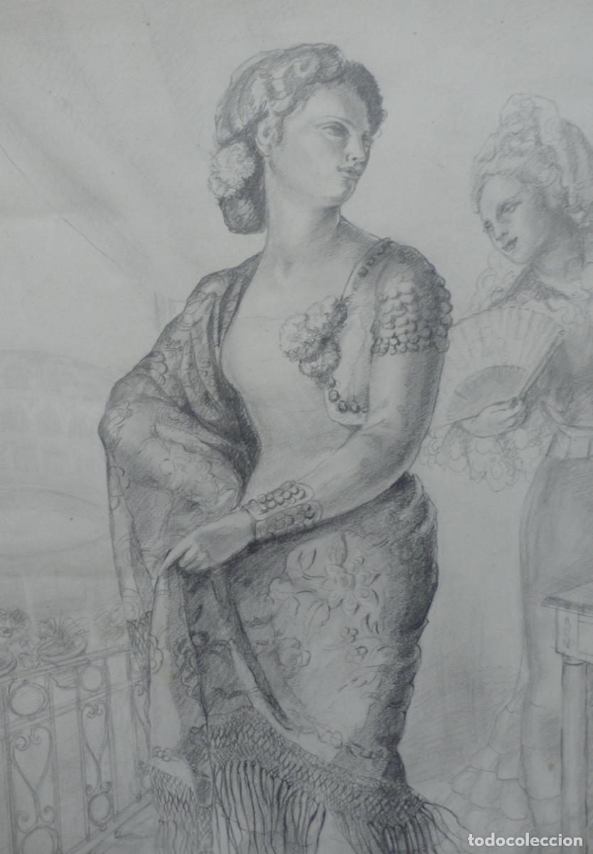 Arte: DIBUJO ORIGINAL A LAPICERO - Foto 2