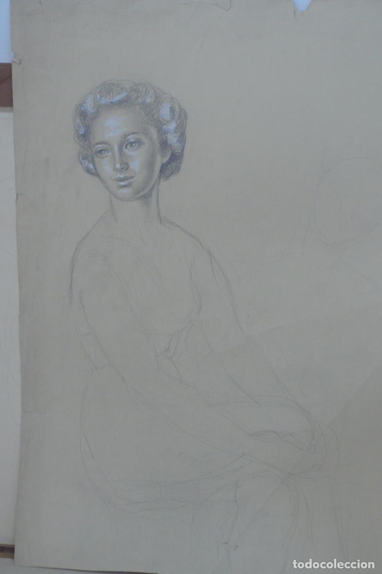 Arte: DIBUJO ORIGINAL A LAPICERO - Foto 4