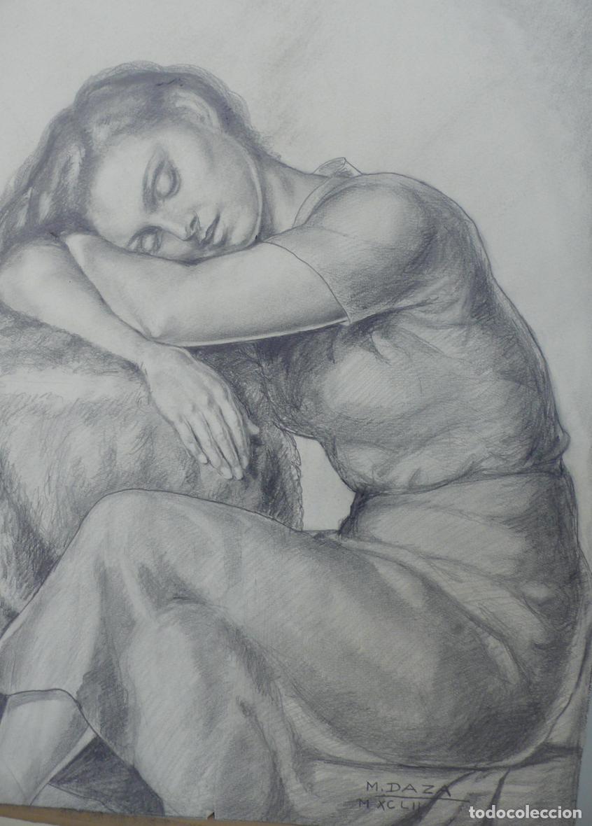 Arte: DIBUJO ORIGINAL A LAPICERO - Foto 2