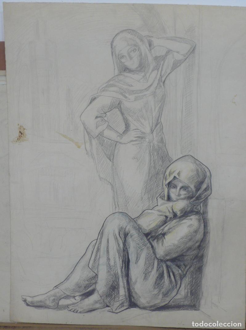 Arte: DIBUJO ORIGINAL A LAPICERO - Foto 1