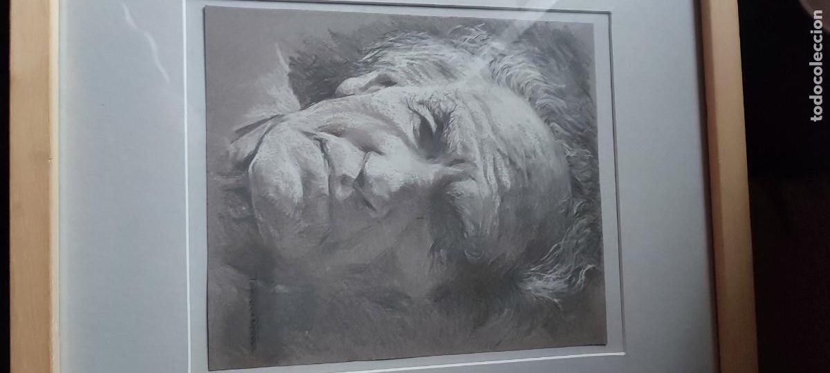 Arte: Retrato original del escultor vasco Eduardo Chillida por la pintora Isabel Torre Ca&ntilde;eque