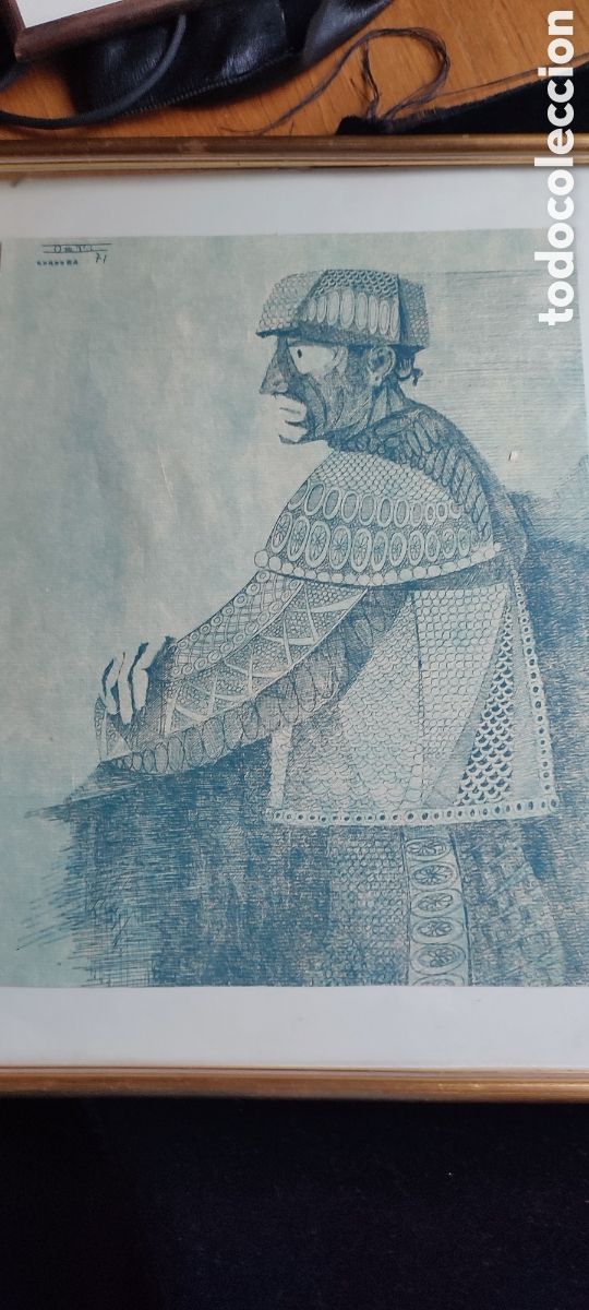 Arte: Gran dibujo a tinta del pintor surrealista cordob&eacute;s Rafael Orti