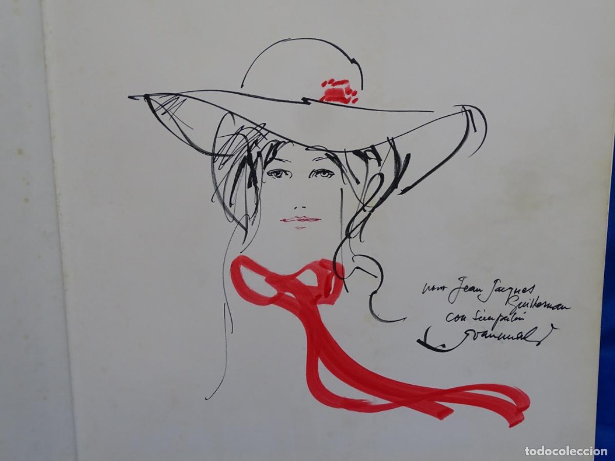Arte: DIBUJO EN LIBRO DE JOAN MARTI. - Foto 1