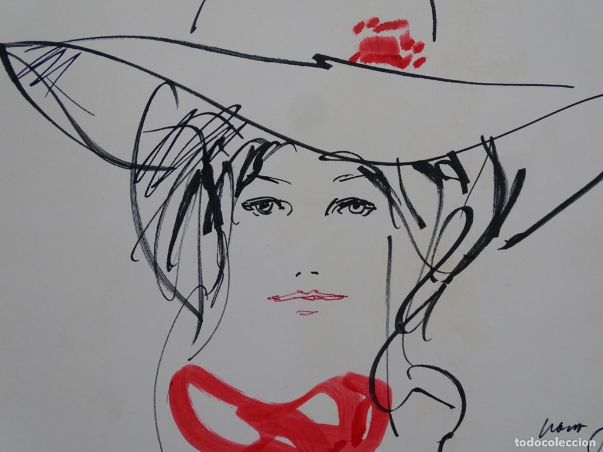 Arte: DIBUJO EN LIBRO DE JOAN MARTI. - Foto 2
